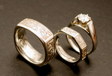 Wedding Set and Gent's Band